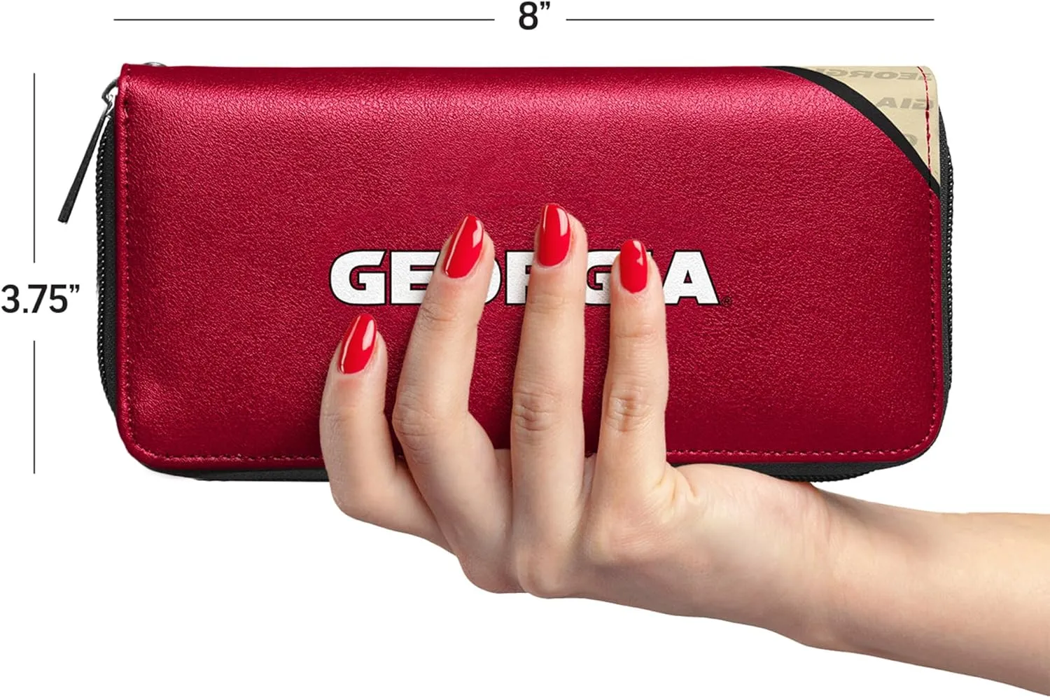 Littlearth Women's NCAA Curve Zip Organizer Wallet