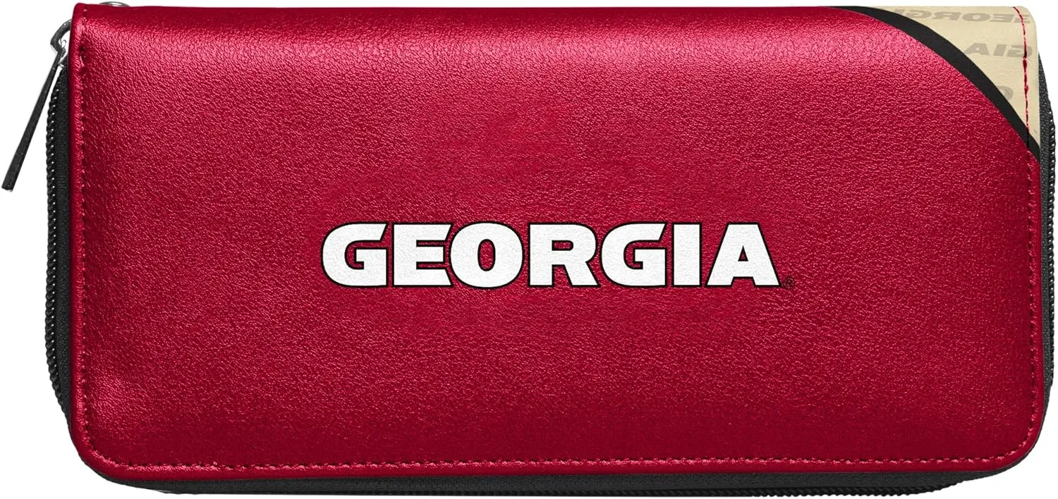 Littlearth Women's NCAA Curve Zip Organizer Wallet