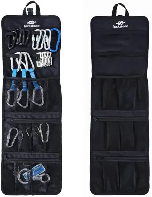 Lixada Climbing Quickdraw Hanging Storage Bag Climbing Gear Organizer Bag Small Tools Organizer Pouch