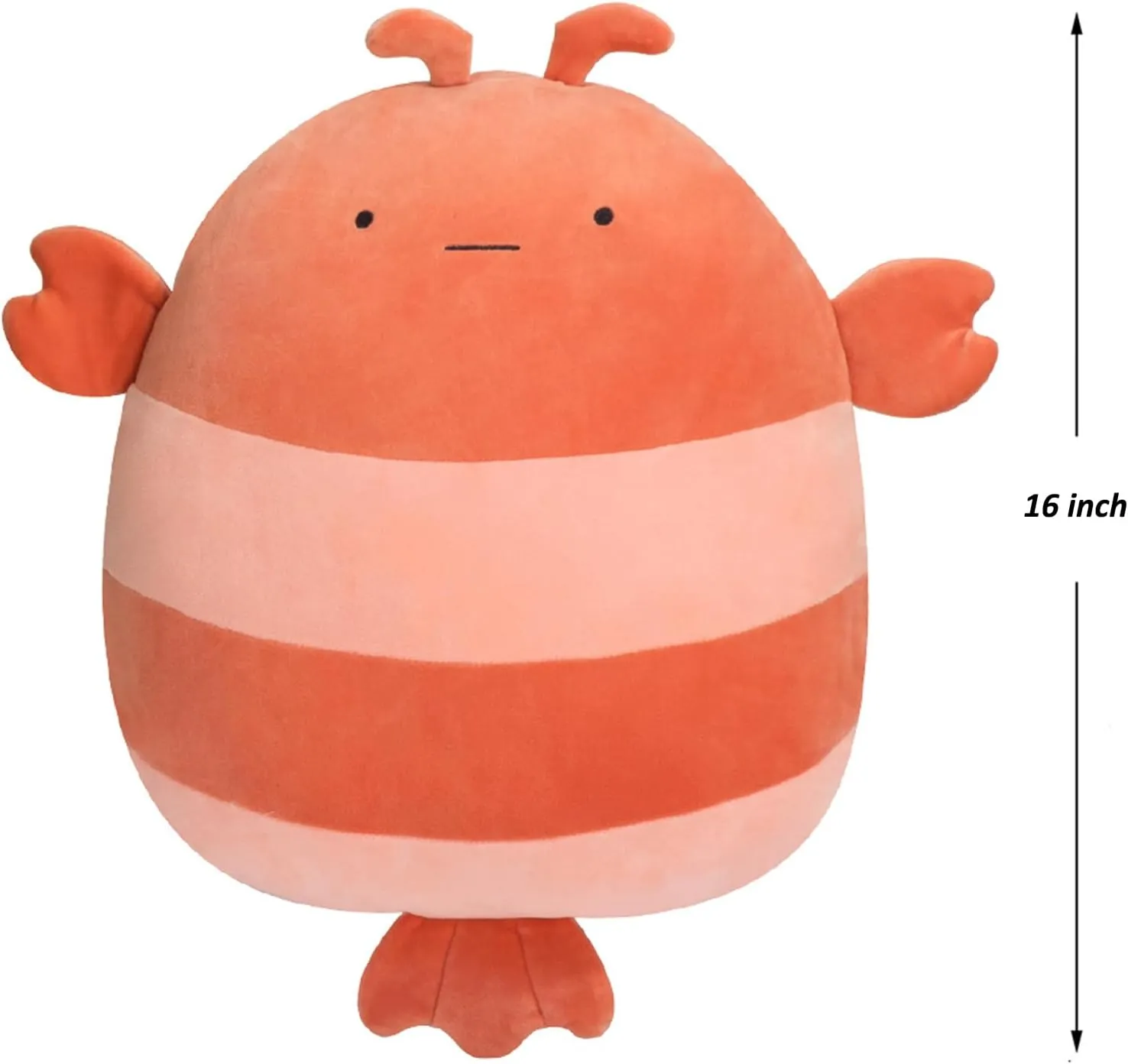 Lobster Plush Pillow, 16 inch Lobster Stuffed Animal Plush Toy Cute Plush Animal Pillows for Birthday, Valentine, Christmas