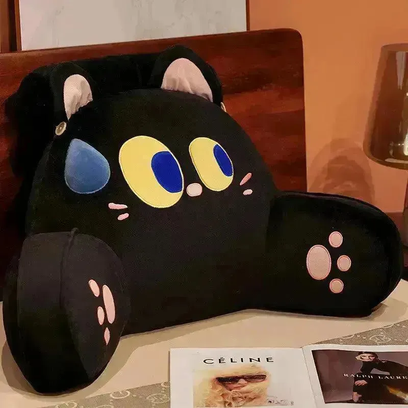 Loopy Eyed Cat Dog Rabbit Backrest Pillow