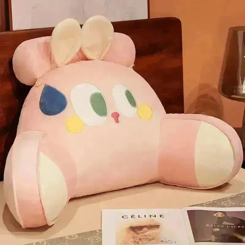 Loopy Eyed Cat Dog Rabbit Backrest Pillow