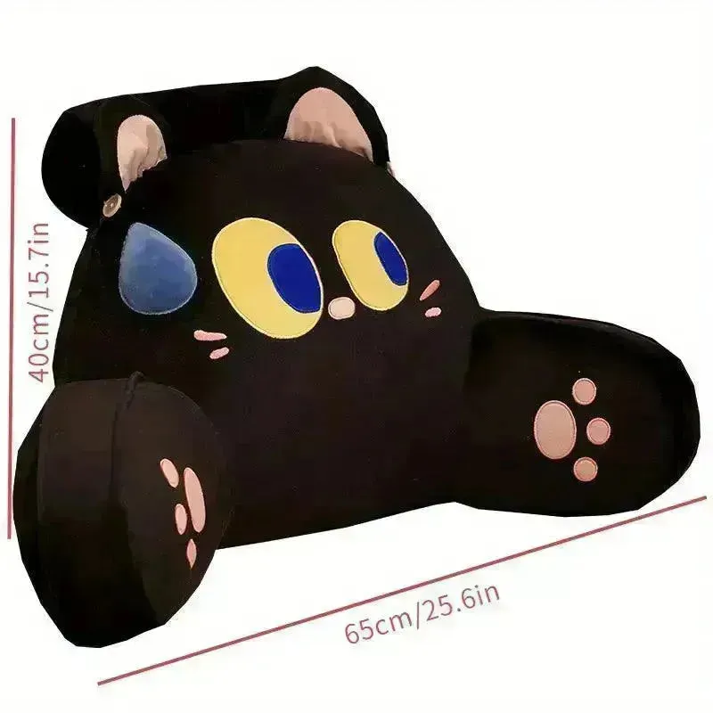 Loopy Eyed Cat Dog Rabbit Backrest Pillow