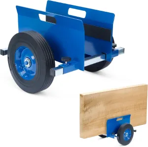 lukar Panel Dolly Heavy Duty 1100LBS Capacity, Adjustable Panel Dolly Cart with 10" Solid Rubber Wheels, Drywall Mover Cart for Wood Panels, Doors and Drywall Sheet
