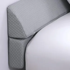 MABOZOO Pillow Wedge for Headboard Gap,Light Grey Bed Wedge Gap Filler Queen Size,Foldable Bed Wedge Pillow for Headboard,Foam Mattress Gap Filler,60"x6"x6"