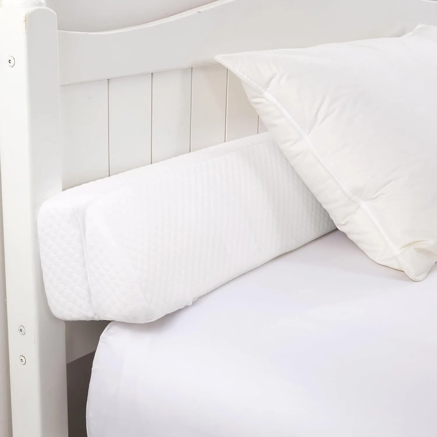 MABOZOO Pillow Wedge for Headboard Gap,White Bed Wedge Gap Filler Twin Size,Foldable Bed Wedge Pillow for Headboard,Foam Mattress Gap Filler,39"x6"x6"