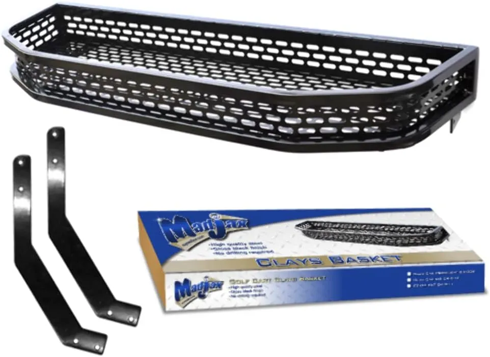 Madjax 04-009 Front Clays Steel Basket for Club Car Precedent 2004-Up Golf Cart