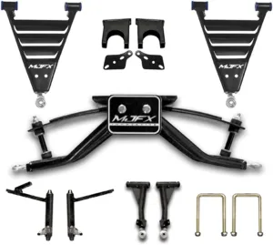 MadJax Heavy Duty Lift Kit for Club Car DS Golf Cart Models | 6 Inch A-Arm Lift Kit | Compatible with 1982-2000 Models with Metal Dust Covers