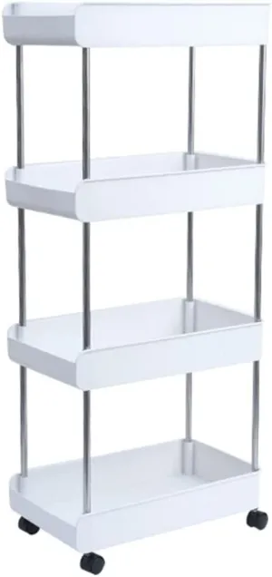 MaGiLL Multifunctional Rack Storage Trolley Kitchen Bathroom Household Storage Rack