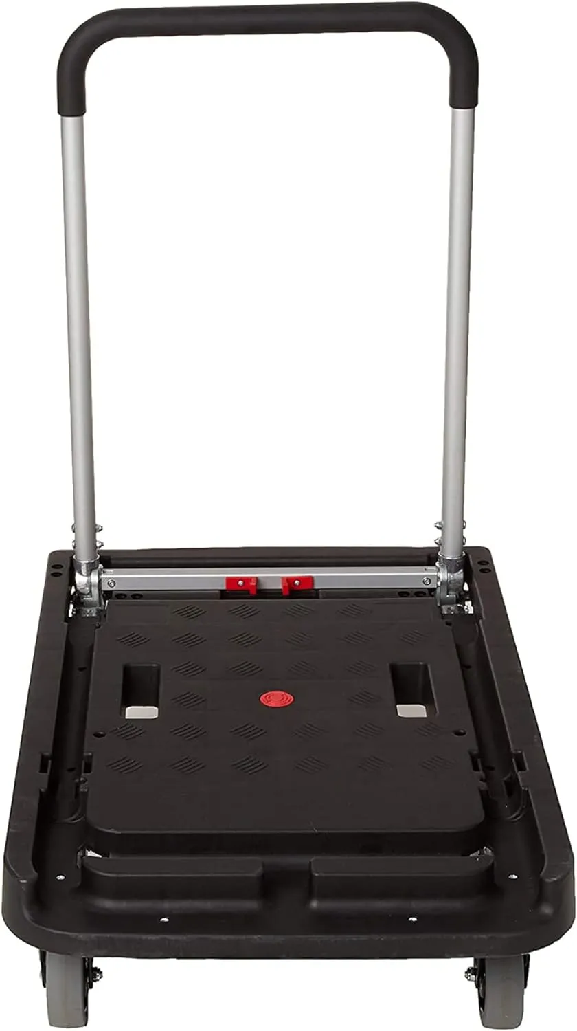 Magna Cart Foldable Dolly Cart, Platform Hand Truck with Wheels, 500 Lbs