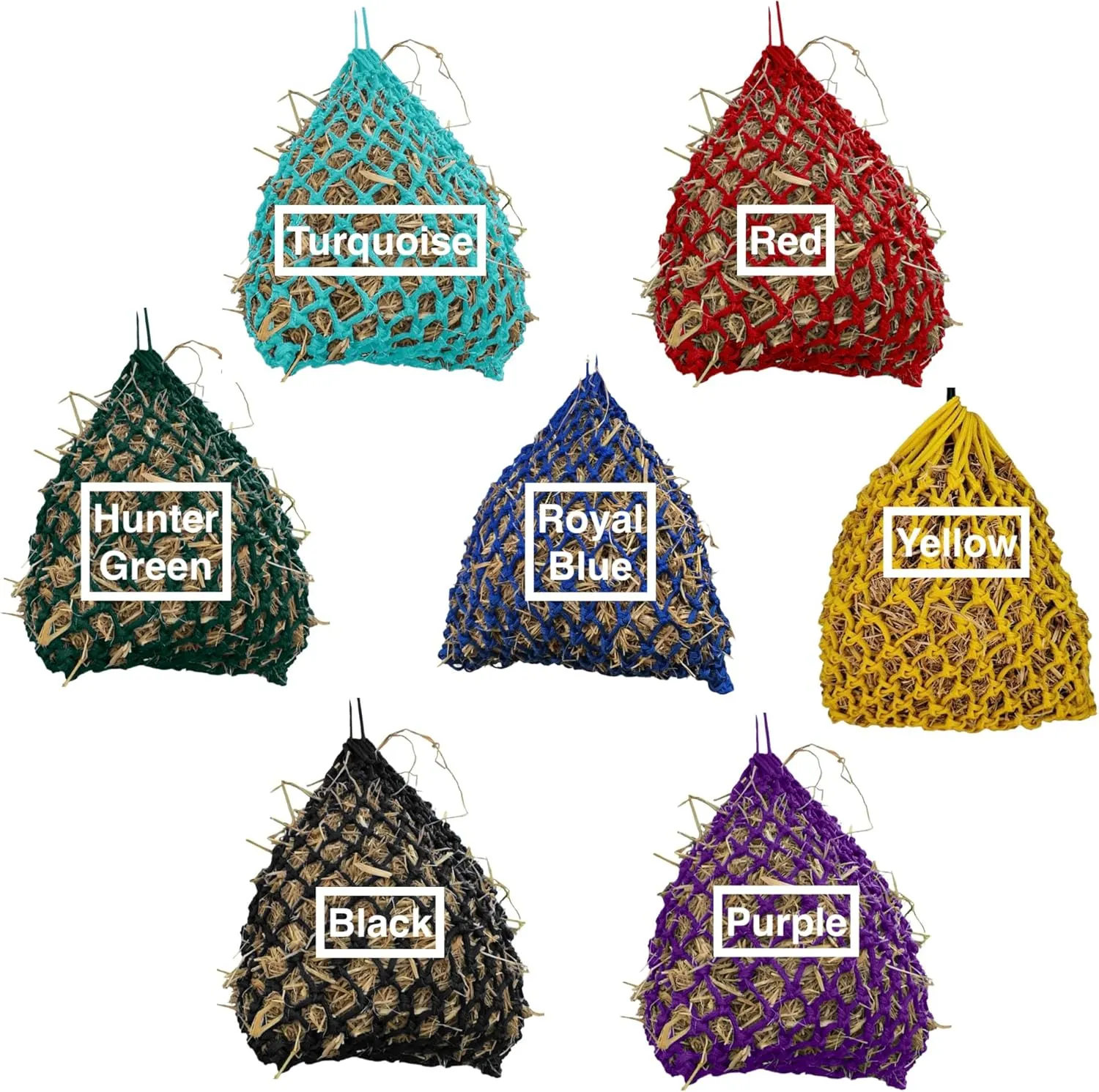 Majestic Ally 2”x2” Holes Highly Durable Very Sturdy 36" Hay Net with for Horses, Goat etc.