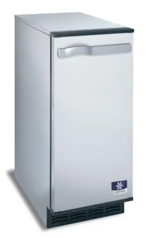 Manitowoc Undercounter Ice Cube Machine, 52 lbs/24 hrs, 25 lbs Storage, Stainless Steel (Gravity Drain)