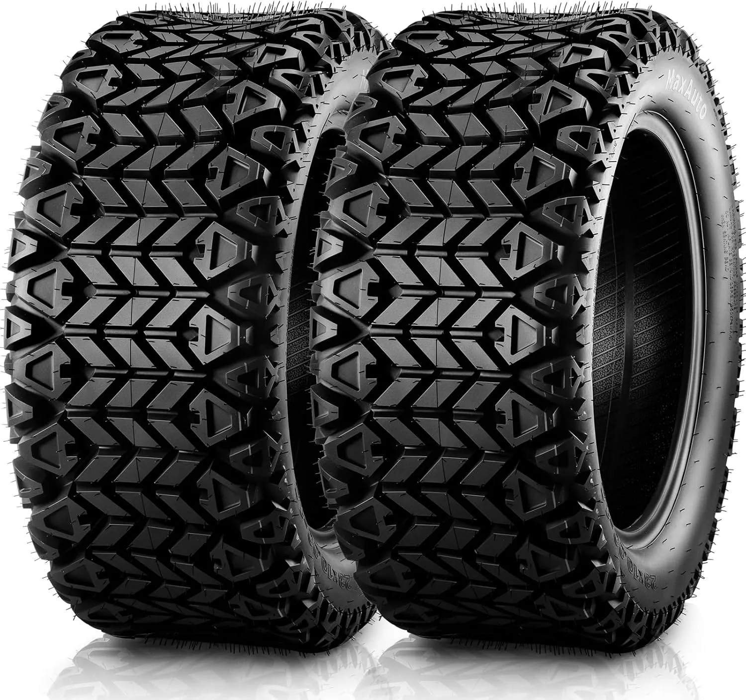 MaxAuto 23X10-14 Golf Cart ATV Tires, 23x10x14 Golf Cart Tires, All Terrain UTV ATV Tire Trail Tire, 23x10 14 Mud Sand Off-Road tire, 4PR Tubeless, 2 Pack