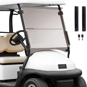maXpeedingrods Golf Cart Windshield Tinted for Club Car Precedent 2004-2024, Foldable PC UV Resistant Windshield 32.76"H X 37.64"W
