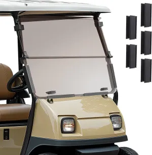 maXpeedingrods Tinted Golf Cart Windshield for Club Car DS Gas/Electric Carts 2000.5-, Foldable PC UV Resistant Windshield 34.65"H X 39.65"W