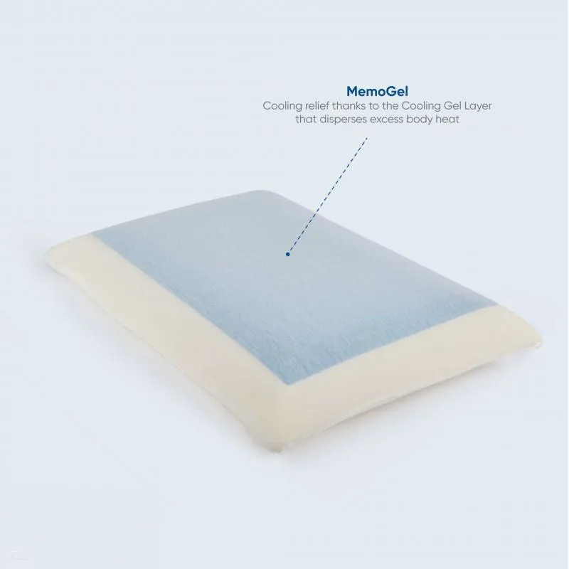 MemoGel Classic Pillow - Cool Gel Feel Classic (non contour) Shape