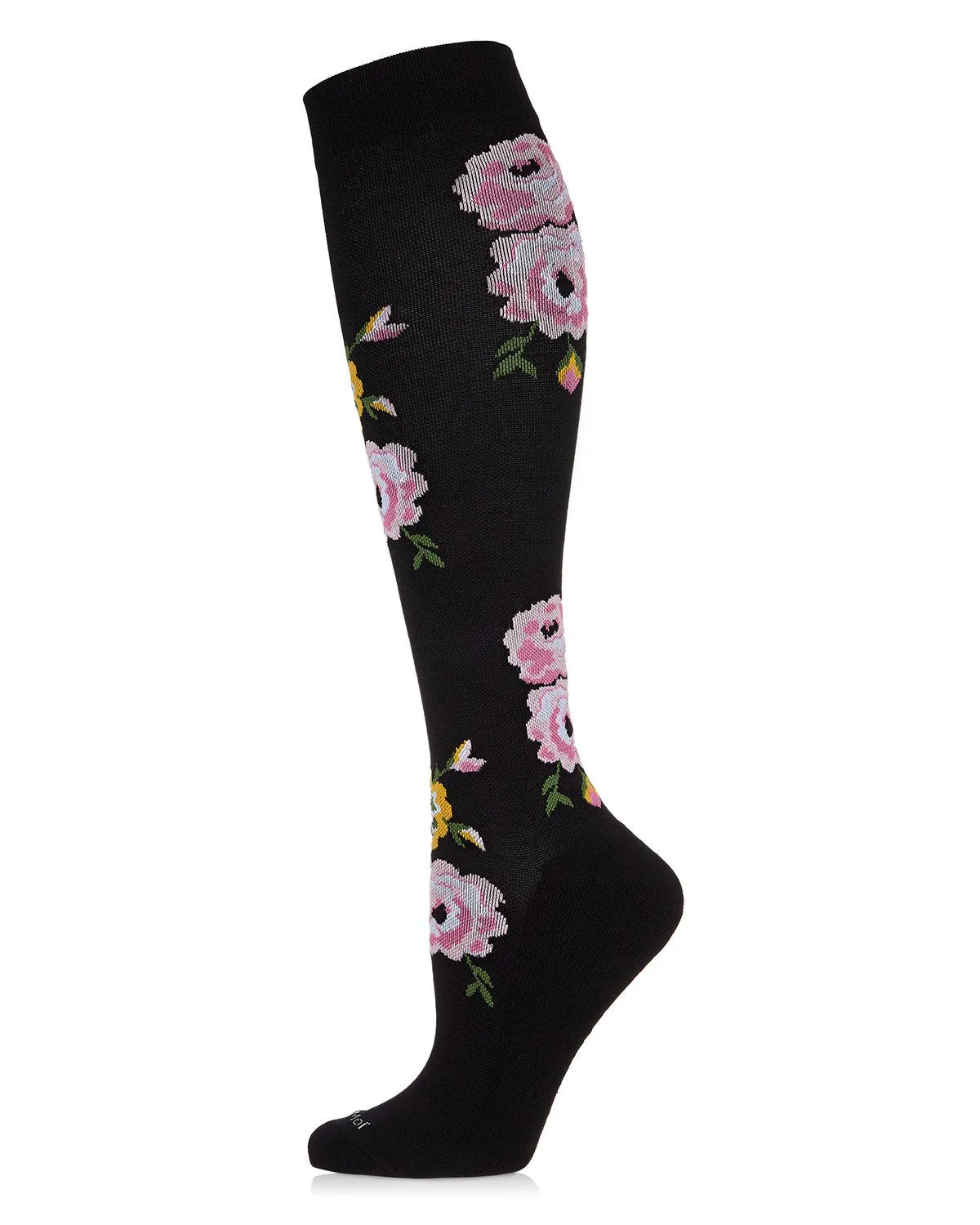 MEMOI MFY06342 IN BLOOM COMPRESSION SOCKS