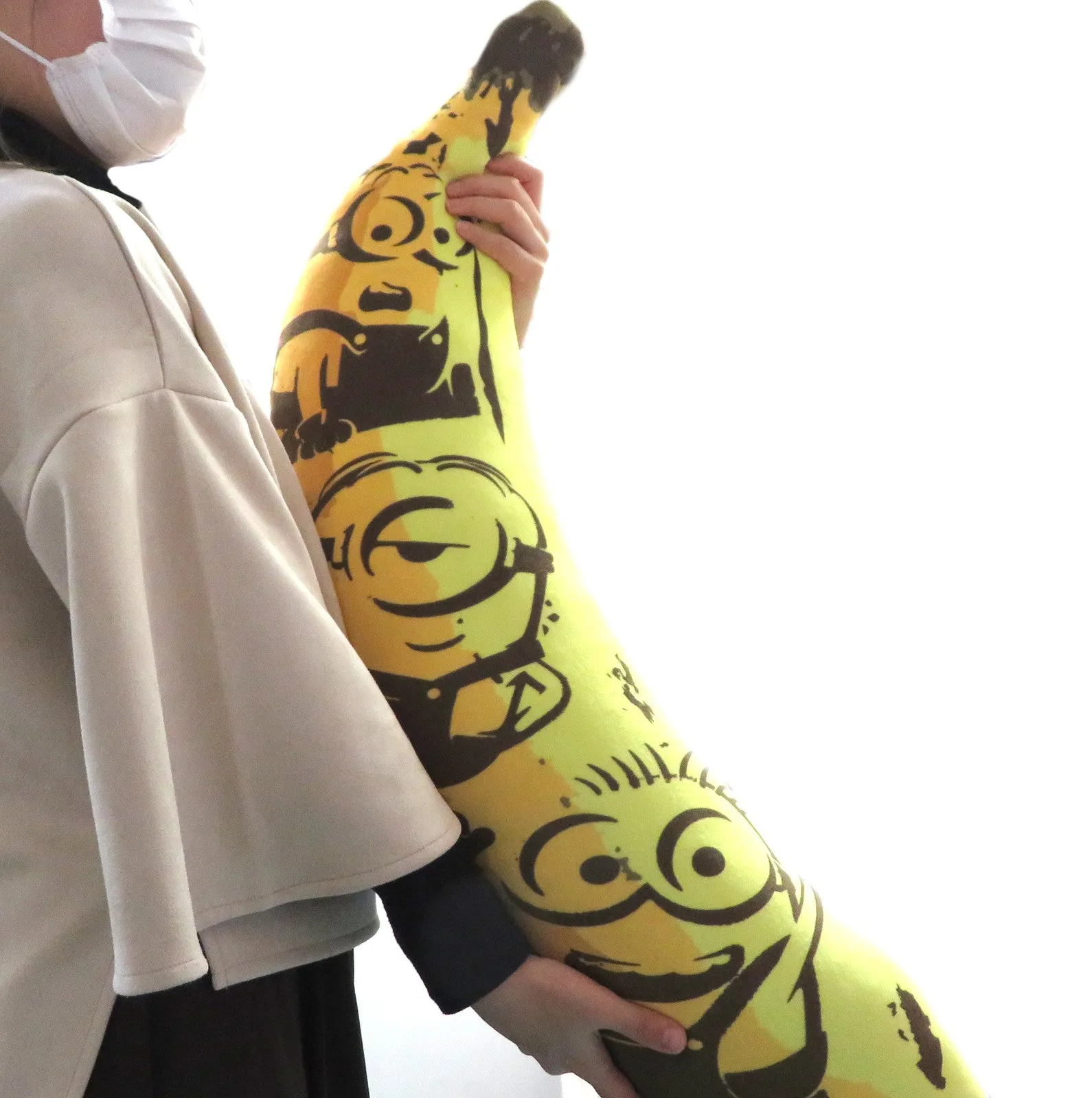 Minion Marshmallow Banana Cushion
