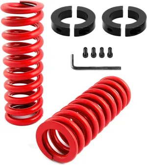 MOSNAI Yamaha Golf Cart Springs for G14, G16, G19, G20, G22, G29 Golf Cart Heavy Duty Rear Springs(2 PCS Black)