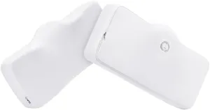 Motex Height Adjustable Memory Foam Pillows for Sleeping Neck Supporting Ergonomic Pillows with Washable Modal Fabric Cover, White, M-L Size – Motion N (1pc)