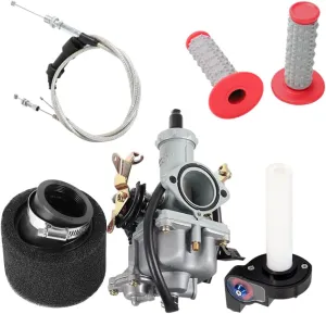 motorcycle PZ30 30mm Carburetor Accelerating Pump Racing 200cc 250cc For Keihin ABM IRBIS TTR 250 With Dual Throttle Cable