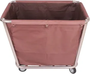 Movable Hand Trucks Trolleys, Household Serving Cart Heavy-Duty Rolling Laundry Sorter Cart with Movable Bags Silenters, Multifunction Hotel Service Trolley/Blue/90X65X80Cm