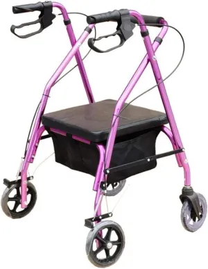 Multi-Function Shopping Trolleys Kitchen Storage Utility-Carts Older Shopping Cart S Four-Wheeled Walker with Seat with Brakes Out of The Elderly Walking Assist Carts