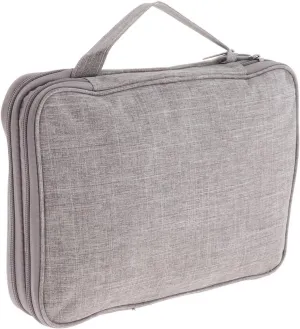 Multifunctional Portable Strap Organizer Hanging Organizer Double Layer Strap Box Organizer for Storage and Display Jewelry Display Box (Color : Grey) (Gray)