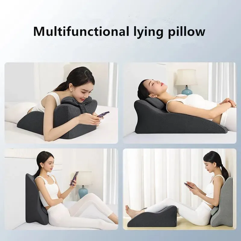 Multifunctional Prone Sleeping Pillow – Ergonomic Lie-on-Bed Cushion for Comfort and Support