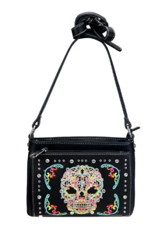 MW Sugar Skull Collection Organizer Crossbody