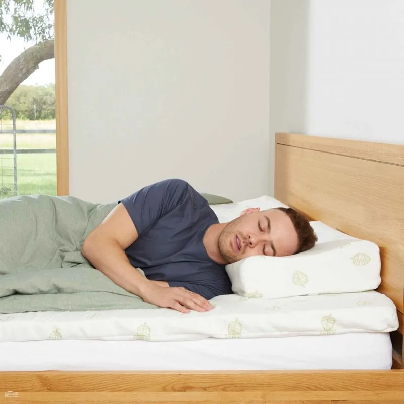 Naturelle Latex Pillow - Contoured, Adjustable, 3 Size Options