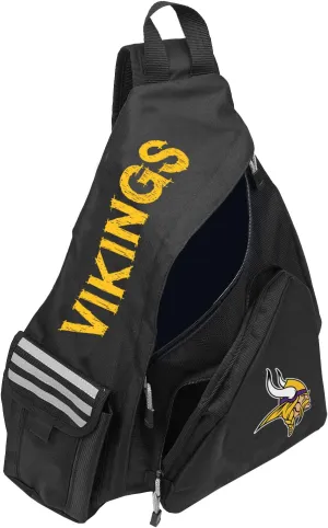 NFL Minnesota Vikings "Leadoff" Sling Backpack, 20" x 9" x 15"