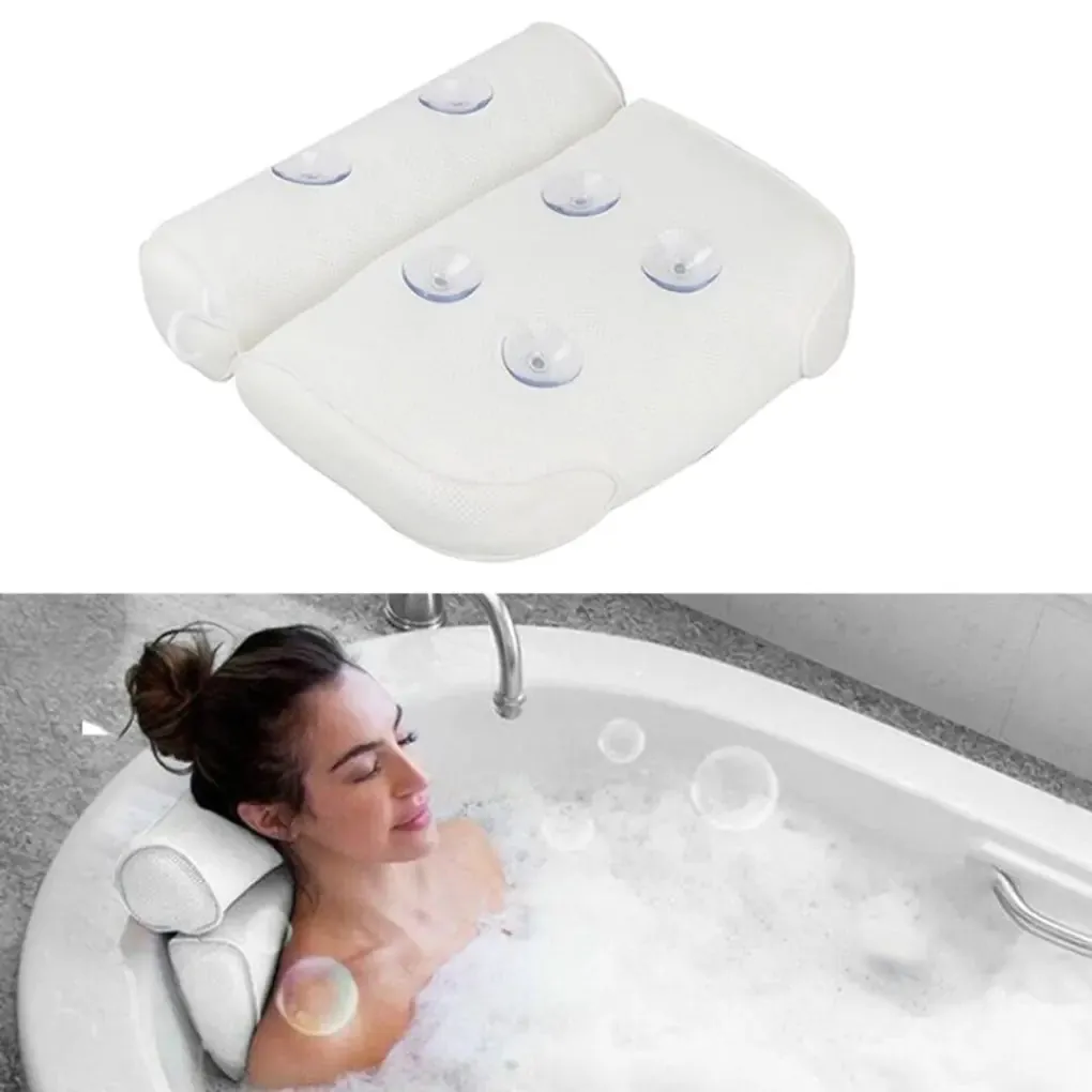 Non-Slip Bathtub Pillow Head