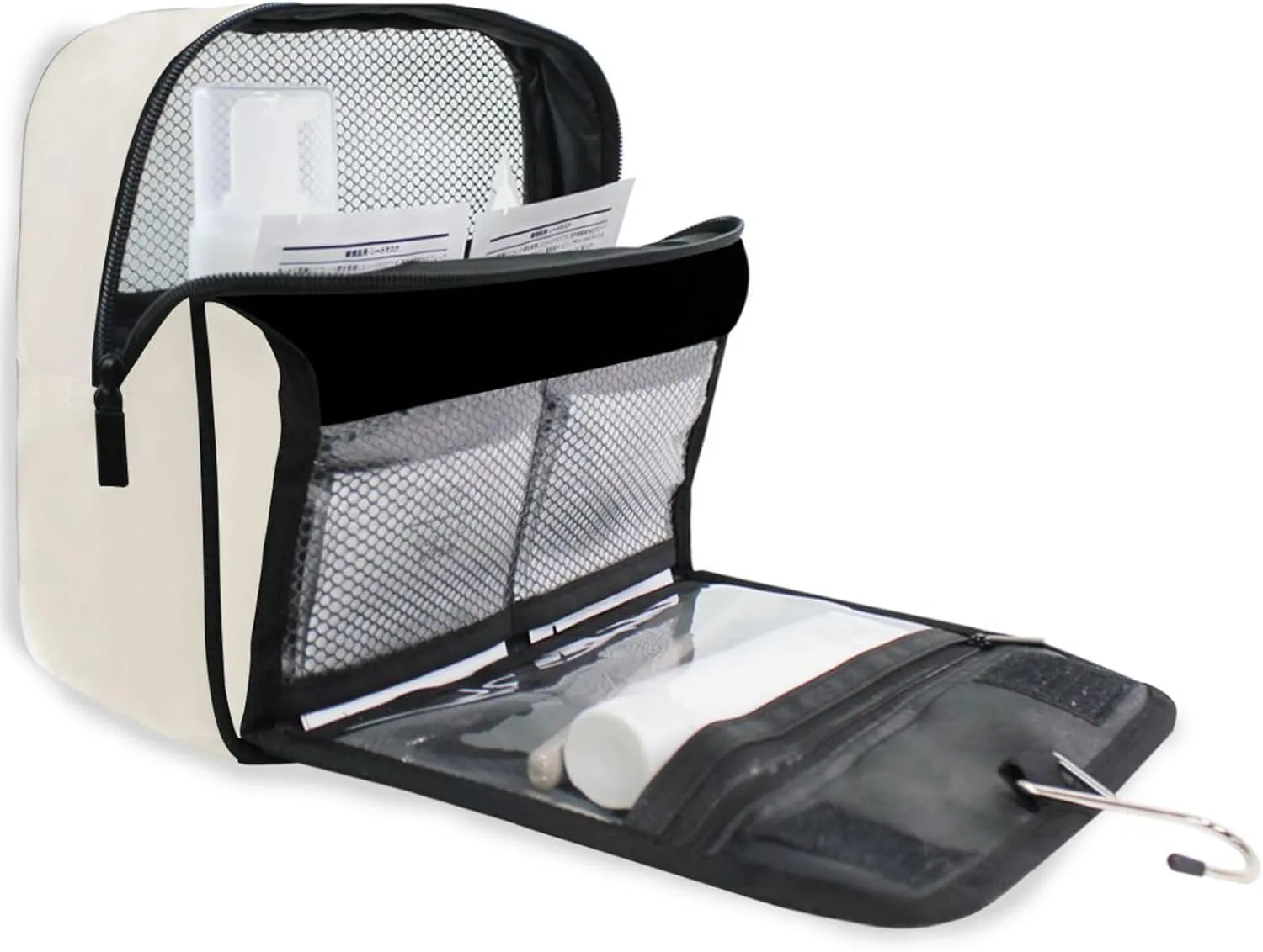 ODAWA Hanging Travel Makeup Organizer Old Lace Travel Toiletry Bag Men