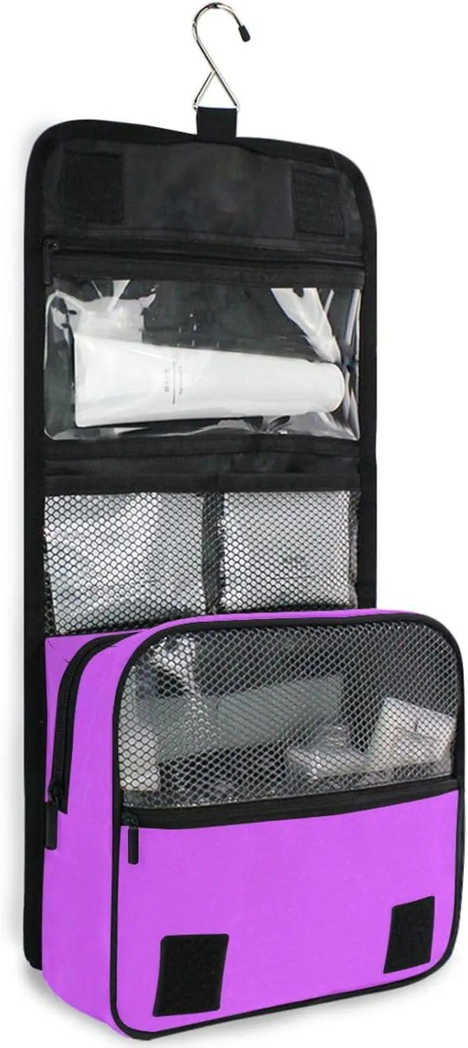ODAWA Mallow Toiletry Bags Hanging Travel Makeup Organizer Portable Hanging Organizer for Travel