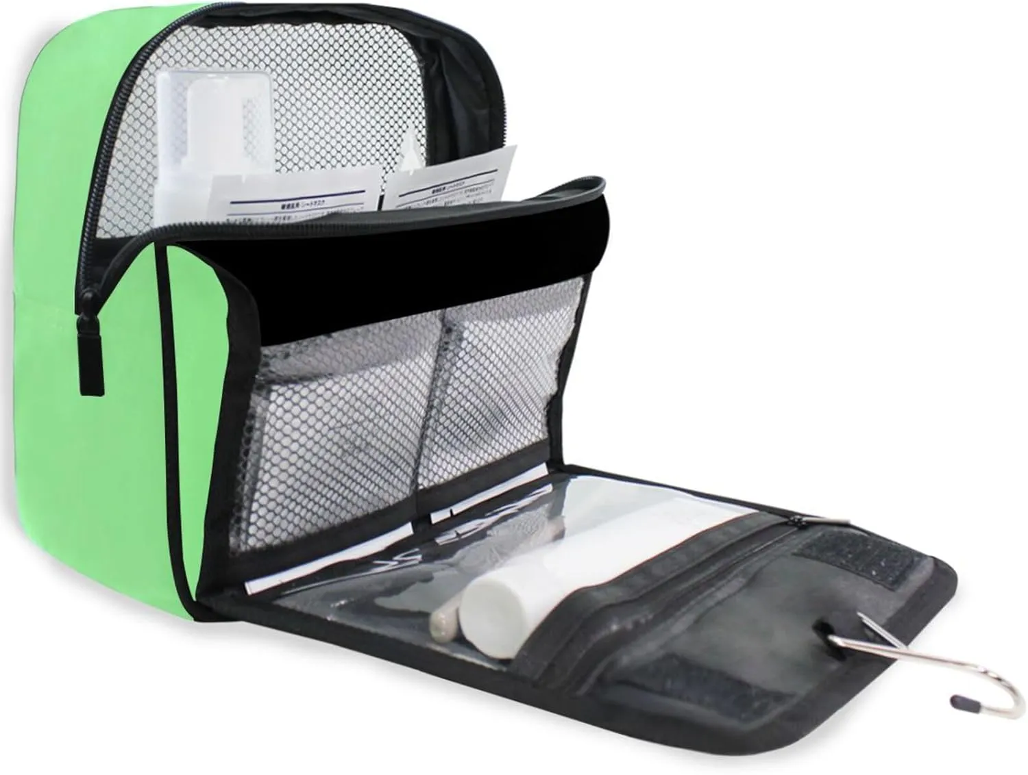 ODAWA Toiletry Bag Pale Green Hanging Cosmetic Toiletry Bag Travel Toiletry Makeup Bag for Women