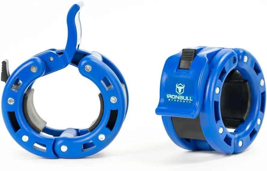 Olympic Barbell Clamps (Pair) – Locking 2" Olympic Size Weight Collars - Quick Release Collar Clips – Bar Clamps Great for Weight Lifting, Olympic Lifts and Strength Training