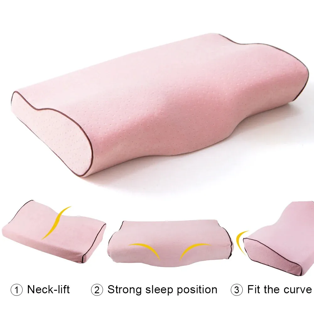 Orthopedic Memory Pillow for Neck Pain Relief & Cervical Neck Protection – Slow Rebound Memory Foam Pillow with Health Care Features