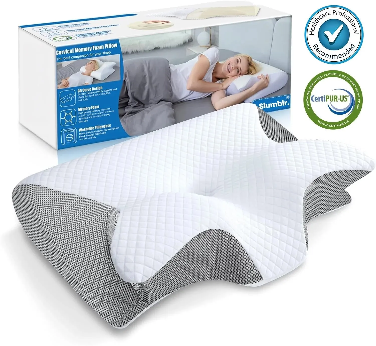 OrthoRest™ - PREMIUM ERGONOMIC PILLOW