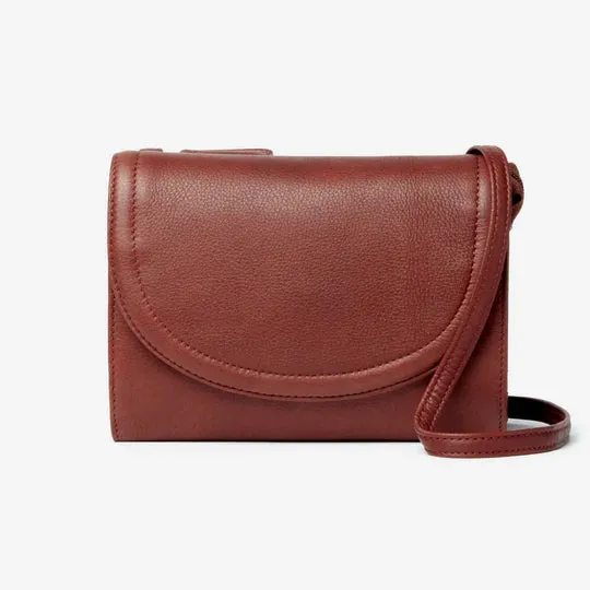 Osgoode Marley Leather Multi Pocket Urbanizer Crossbody- 4518