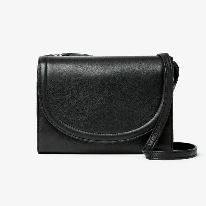 Osgoode Marley Leather Multi Pocket Urbanizer Crossbody- 4518