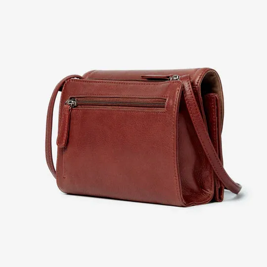 Osgoode Marley Leather Multi Pocket Urbanizer Crossbody- 4518