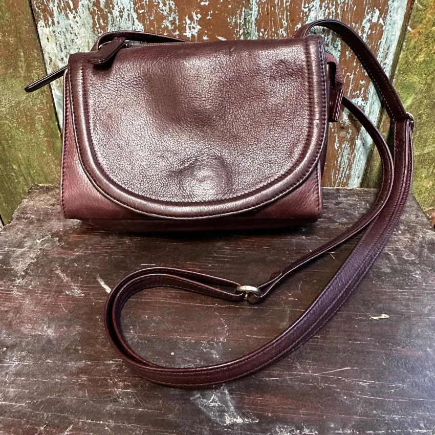 Osgoode Marley Soft Cowhide Multi Pocket Urbanizer Crossbody Bag