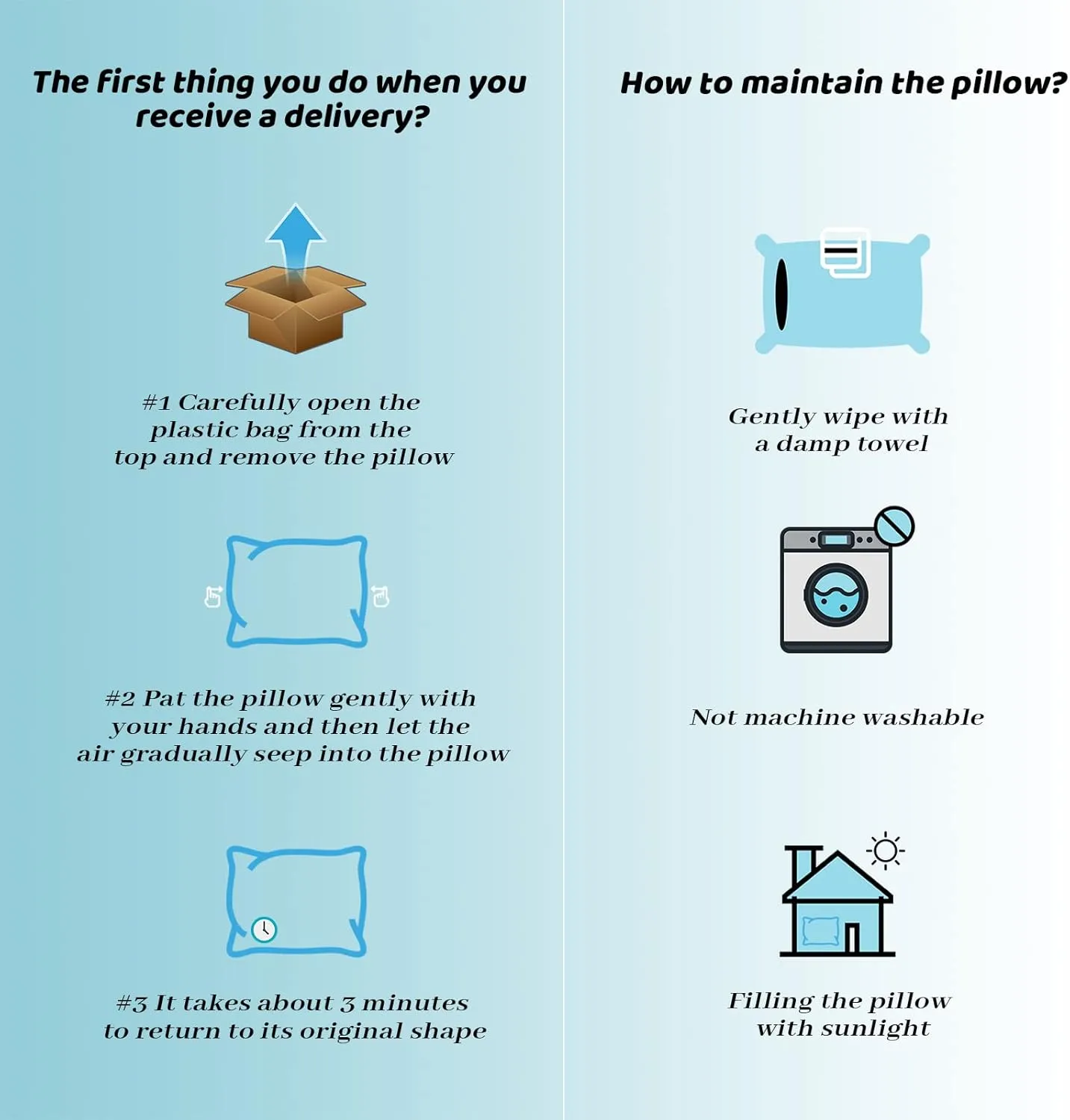 Outdoor/Indoor Throw Pillows, Pack of 2 Waterproof Decorative Throw Pillows with Inserts, 18”x18” Square Pillows for Bed, Couch, Sofa and Patio Furniture