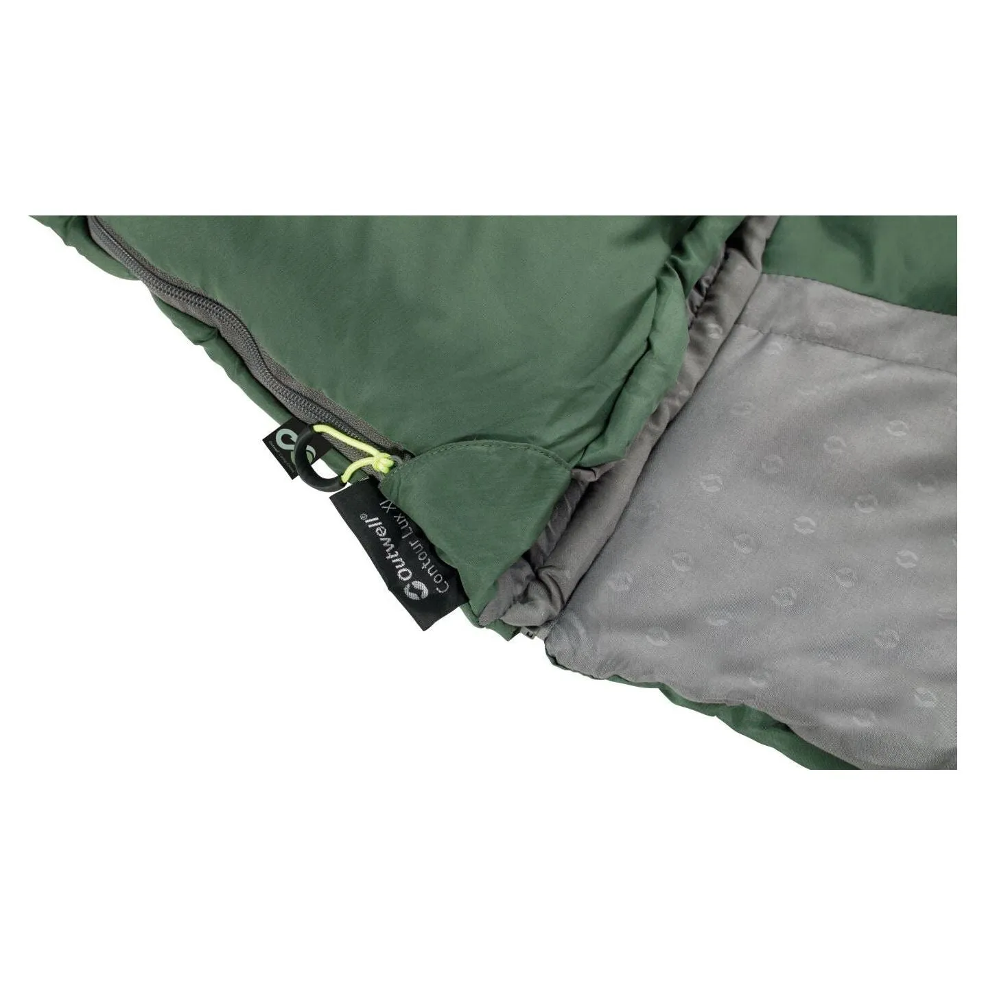 Outwell Contour Lux XL Sleeping Bag 3 Season Green