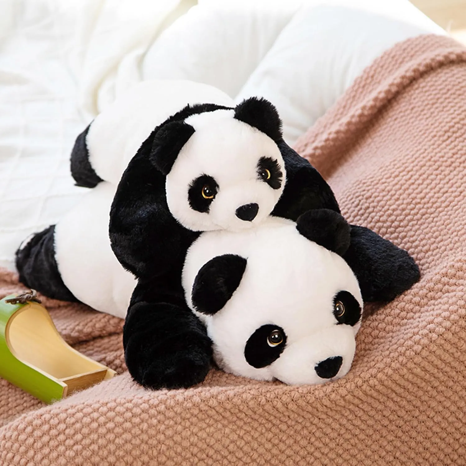 Panda Weighted Stuffed Animals, 1.76lbs Panda Stuffed Animal Cute Panda Weighted Plush Animals Hugging Pillow Toy for Boys Girls Valentine Christmas, 20.8 inch