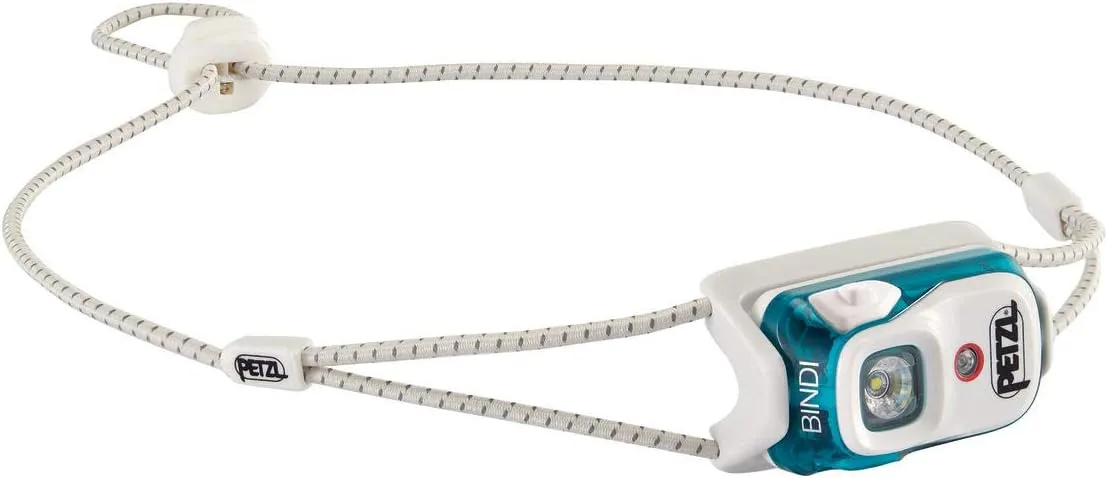 PETZL Bindi Headlamp - Ultra-Compact Rechargeable 200 Lumen Headlamp Designed for Everyday Athletic Activities - Emerald