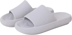 Pillow Slippers for Women and Men | House Slides Shower Sandals | Cushioned Thick Sole