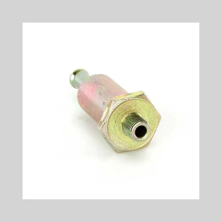 Plated Steel Inline Pump Filter 1/8NPT to 8mm Hosetail