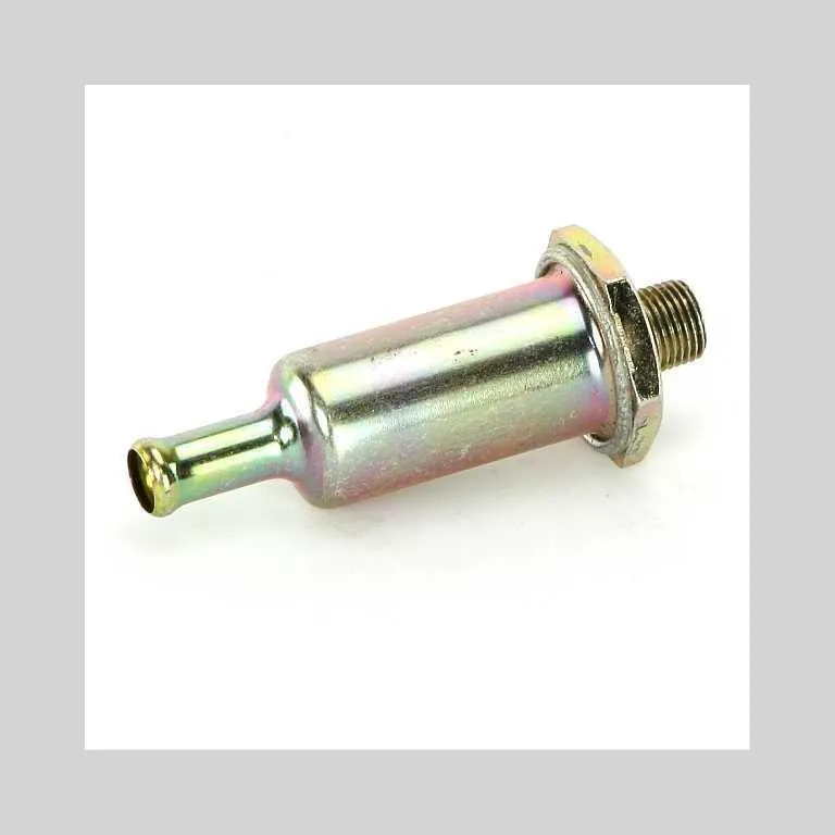 Plated Steel Inline Pump Filter 1/8NPT to 8mm Hosetail